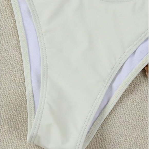 SHENHE Women's 2 Piece Strapless Swimsuits - Picture 5 of 5